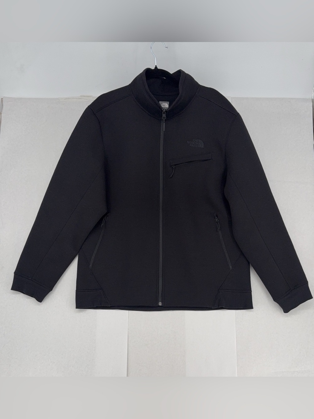 North Face Mens Black Thermal Soft Shell Full Zip Jacket Coat Size XL